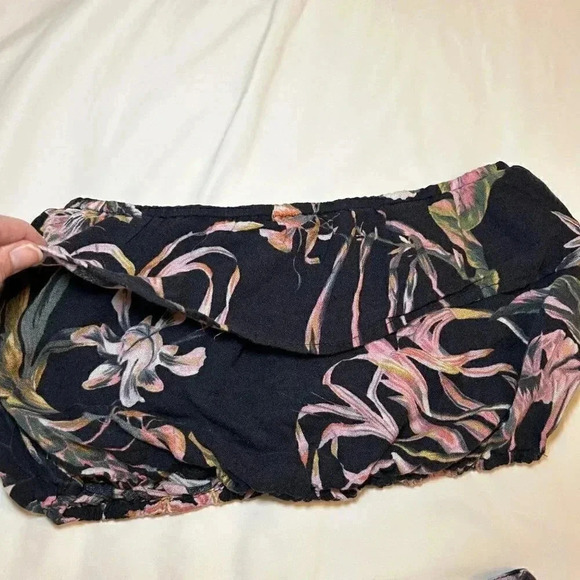 O'Neill Montera Size 28 Tropical 2 Piece Bandeau Shorts Set Casual Beach Coastal - Picture 4 of 10